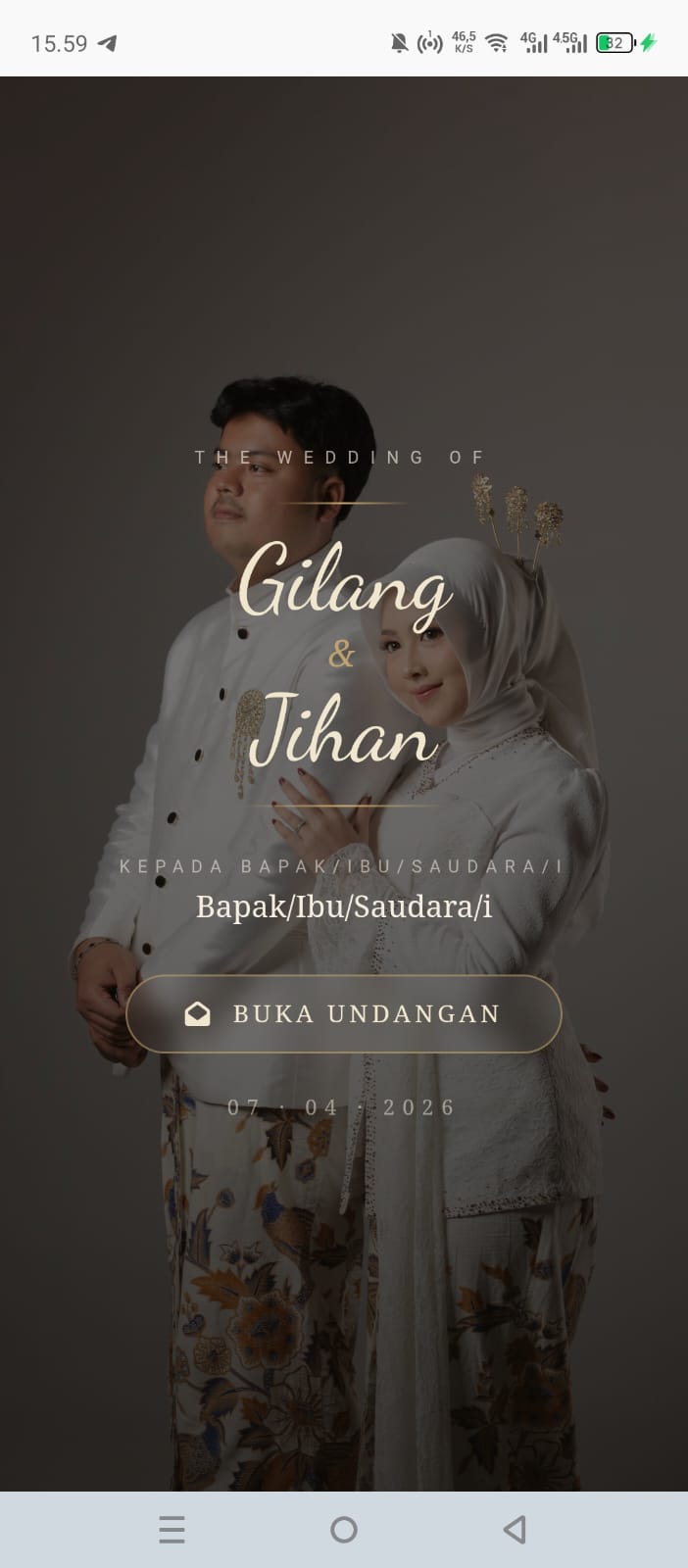 Wedding cover