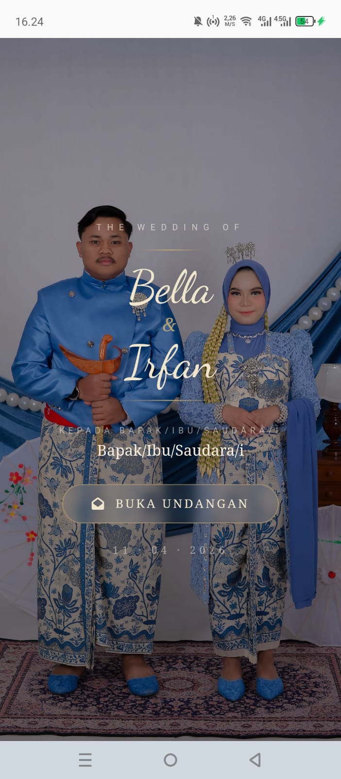 Wedding cover